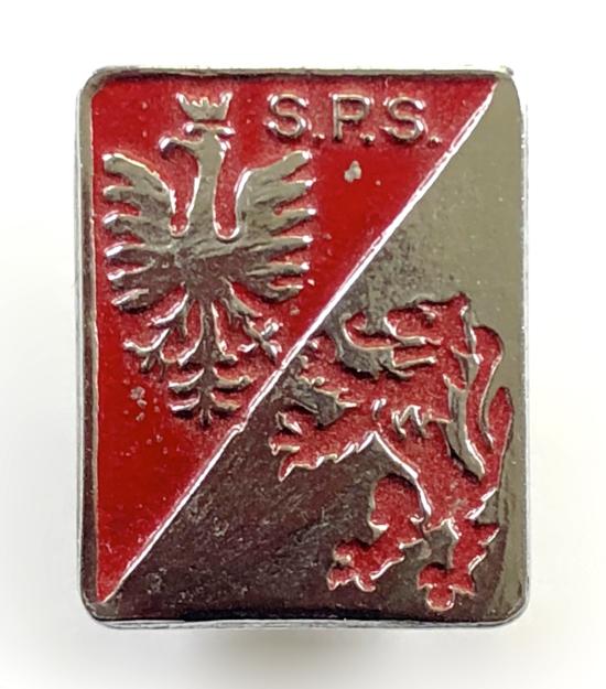 WW2 Scottish-Polish Society SPS membership pin badge