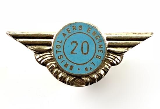 Bristol Aero Engines Ltd  20 years service silver badge