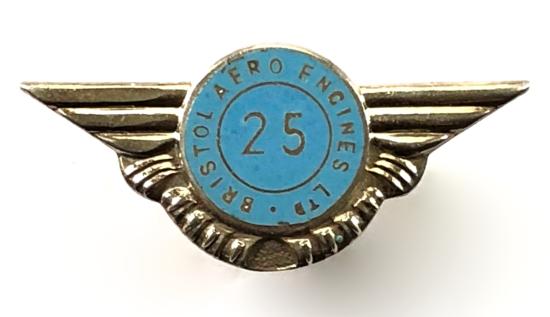 Bristol Aero Engines Ltd 25 years service silver badge