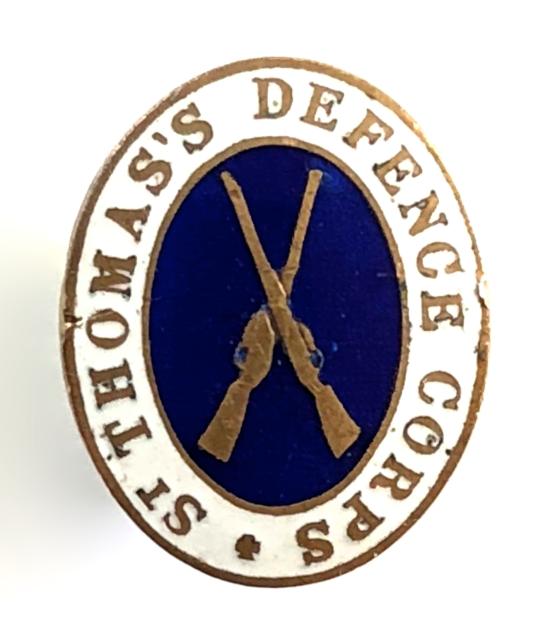 WW1 St Thomas's Defence Corps VTC badge