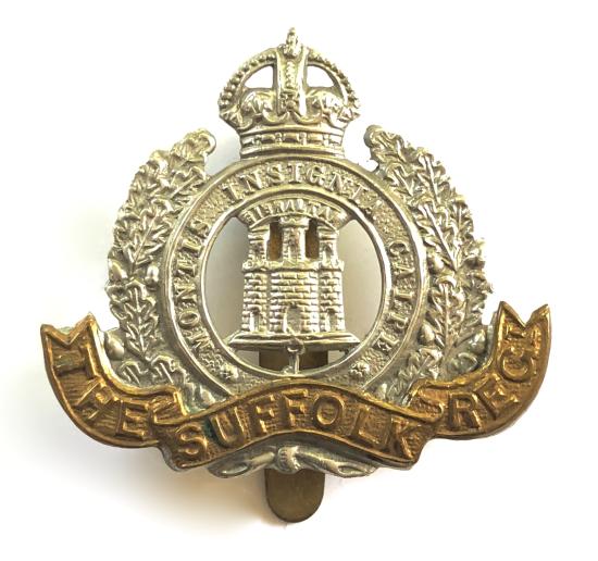 The Suffolk Regiment infantry cap badge 1901 to 1952