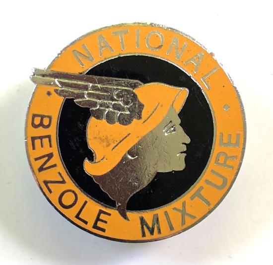 National Benzole Mixture petroleum tanker driver cap badge