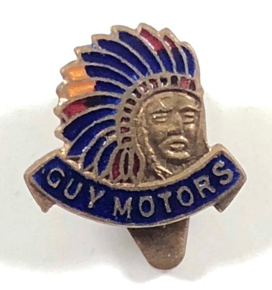 Guy Motors advertising lapel badge cars lorries buses