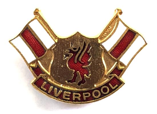 Liverpool Football Club supporters club flag badge