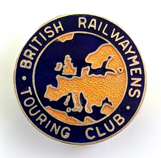 British Railwaymens Touring Club badge issued circa 1949 to 1965