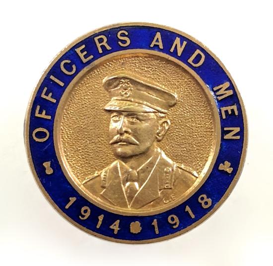 Field Marshal Douglas Haig 'Officers and Men 1914 1918 badge'