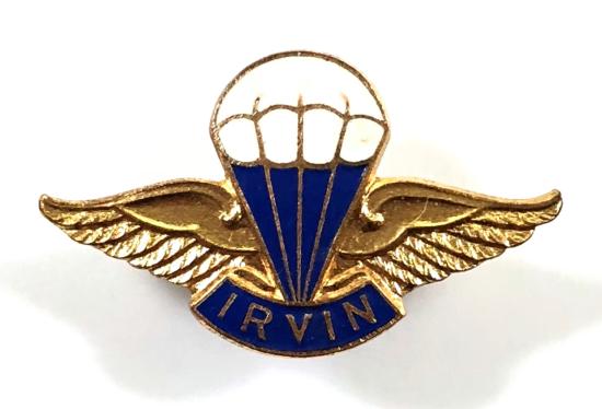 Irvin Air Chutes Parachute Company qualification badge