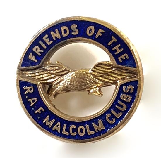 Friends of the RAF Malcolm Clubs Royal Air Force badge