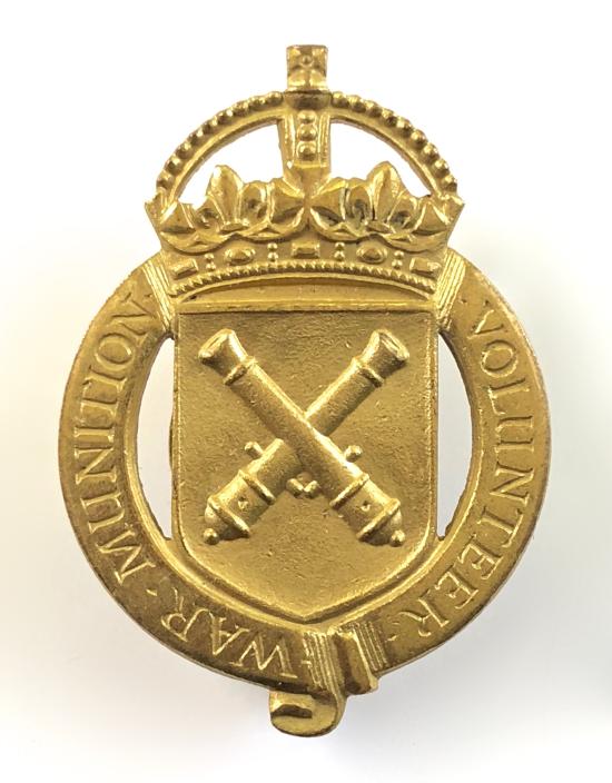 WW1 War Munition Volunteer war workers badge