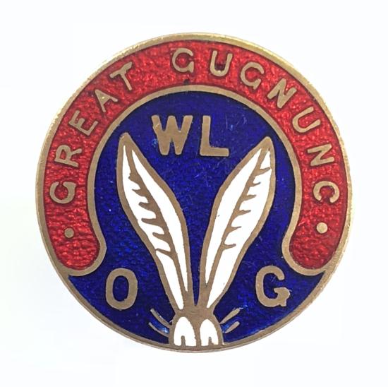 Great Gugnunc Daily Mirror WLOG childrens club badge