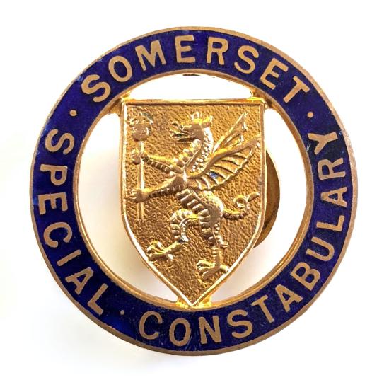 Somerset County Special Constabulary police reserve badge