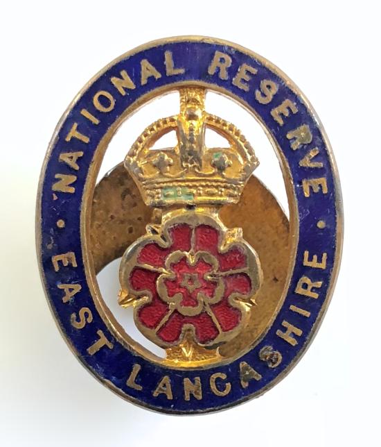 WW1 National Reserve East Lancashire badge Variant