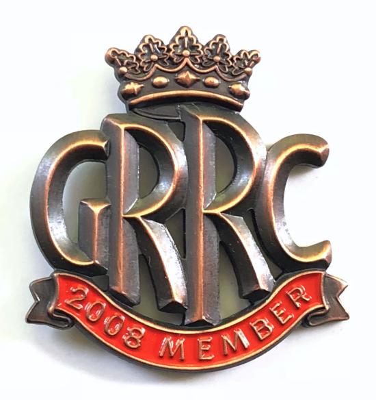 Goodwood Road Racing Club GRRC 2008 member badge