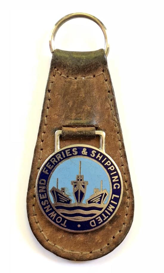 Townsend Ferries & Shipping Limited key ring badge