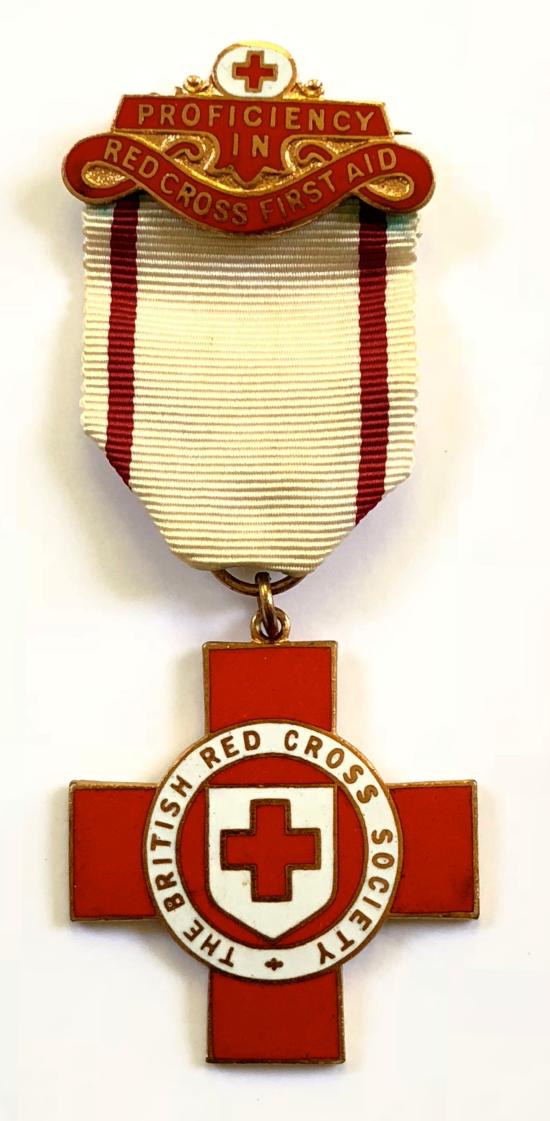 British Red Cross Society Proficiency in First Aid medal