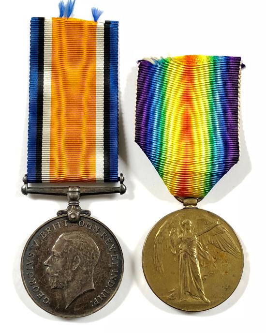 WW1 Royal Air Force RAF pair of medals Sidney Coatsworth