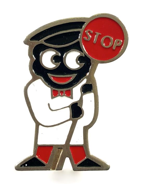 Robertsons 1980's Golly Lollipopman badge Long Pole