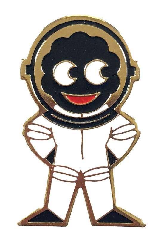 Robertsons 1980's Golly Astronaut advertising badge