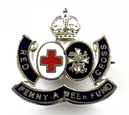 BRCS & Order of St John penny a week fund badge