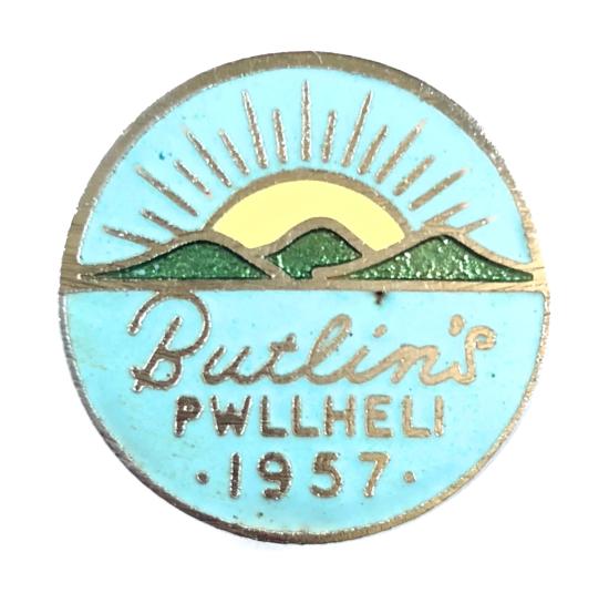 Butlins 1957 Pwllheli holiday camp badge