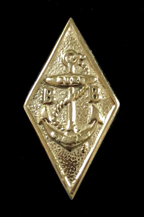 Boys Brigade one year efficiency service diamond badge 1904 to 1926