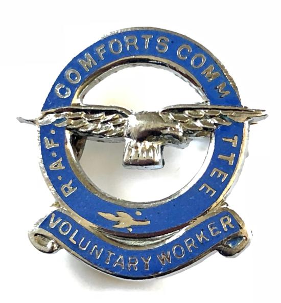 WW2 RAF Comforts Committee Volunteer Worker badge