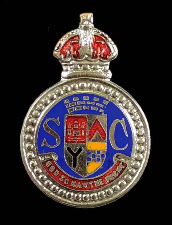 Ayrshire Special Constable police reserve badge