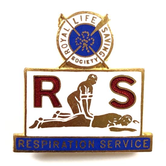 Royal Life Saving Society RLSS Respiration Service Corps badge