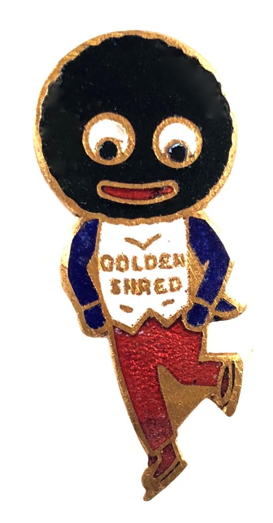 Robertsons Golly skater white waistcoat advertising badge