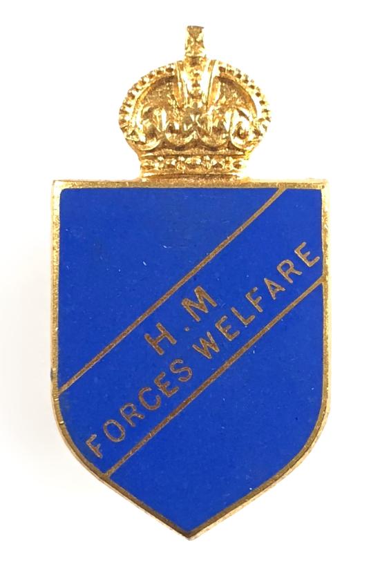 WW2 H.M Forces Welfare home front badge by H.W.Miller Ltd