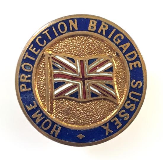 WW1 Home Protection Brigade Sussex volunteer VTC badge