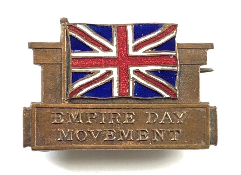 Empire Day Movement patriotic Union Flag supporters badge