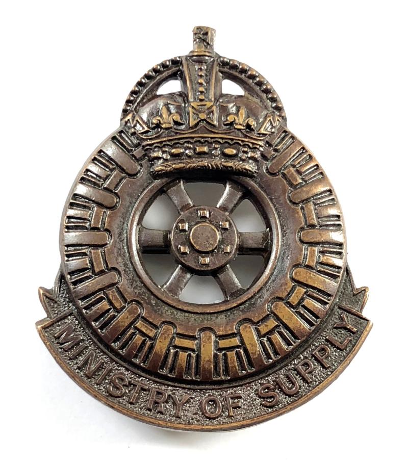 Ministry of Supply Car Service cap badge