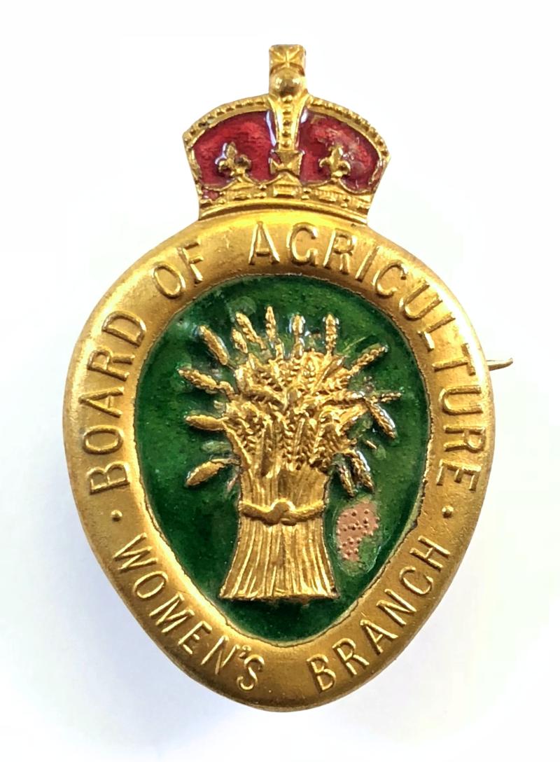 WW1 Board of Agriculture Womens Branch land army badge