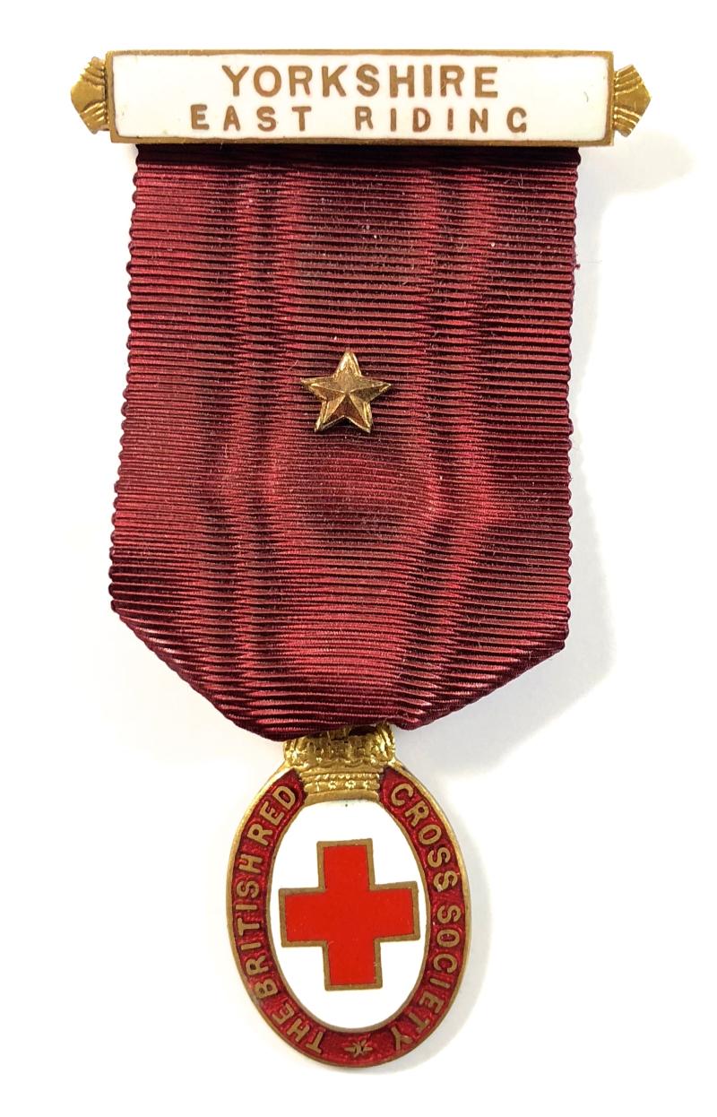 British Red Cross Society Yorkshire East Riding Hon Vice President medal