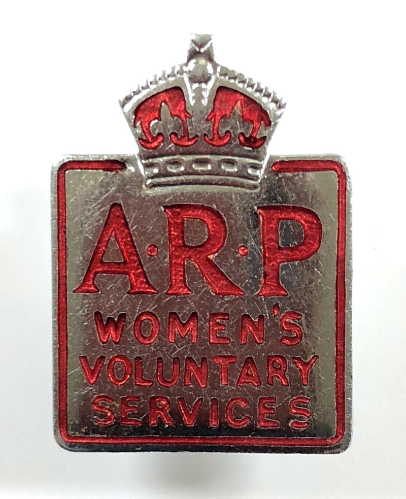 ARP Womens Voluntary Services WVS badge