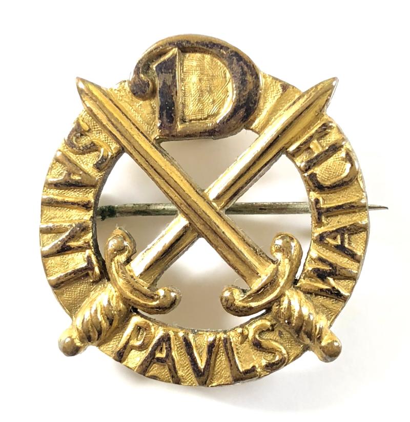 Saint Paul's Watch volunteer fire watcher badge