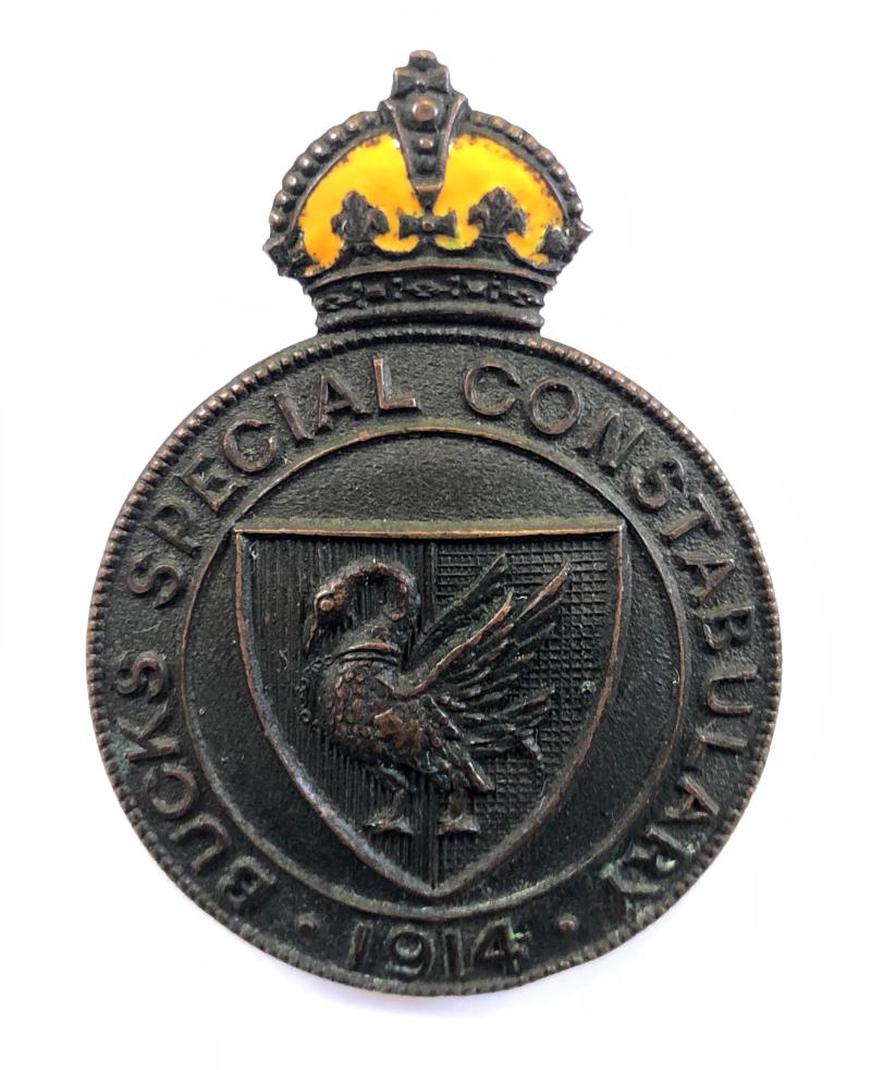 WW1 Bucks Special Constabulary 1914 Police Sergeants badge