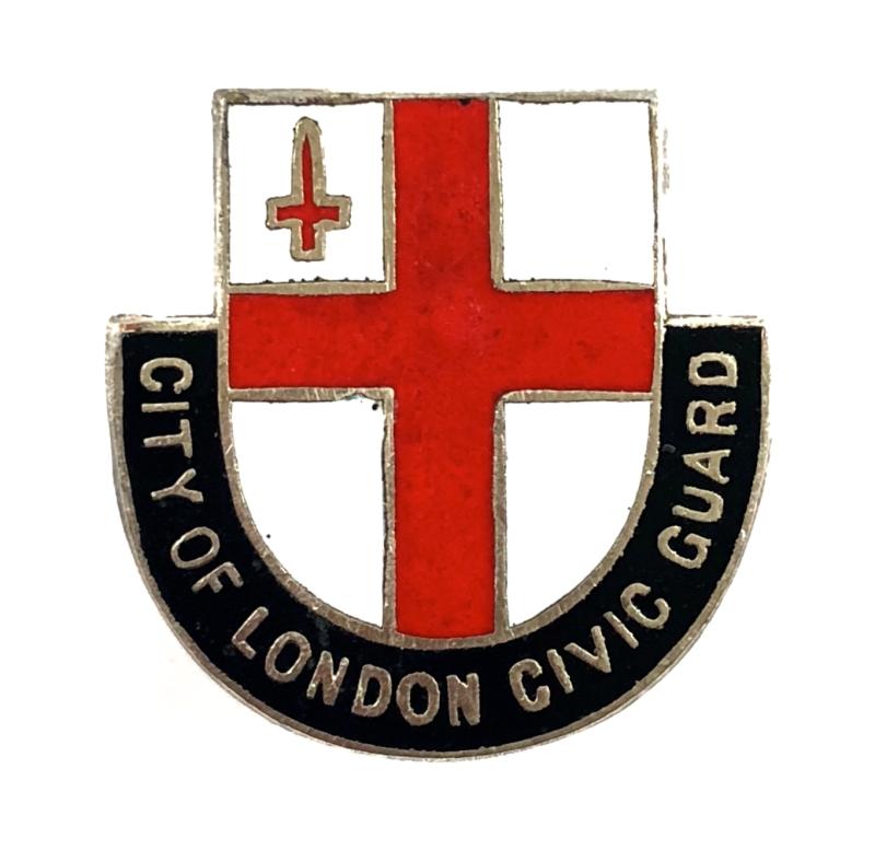 City of London Civic Guard invasion defence home front badge