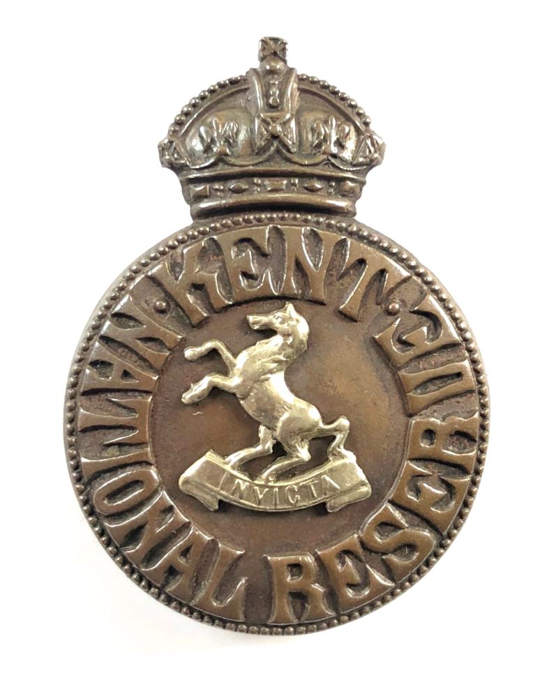 WW1 National Reserve Kent home front badge