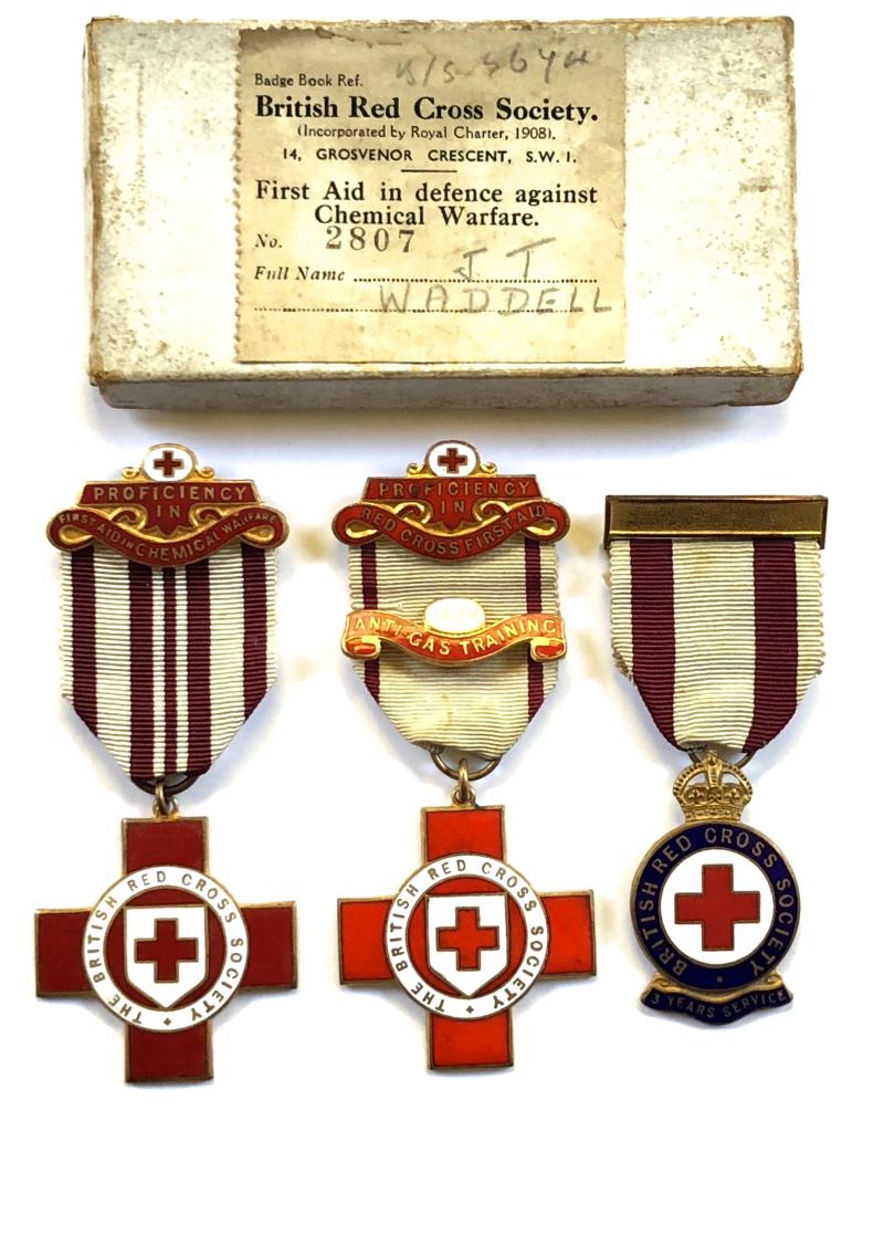 WW2 British Red Cross Society group of three medals