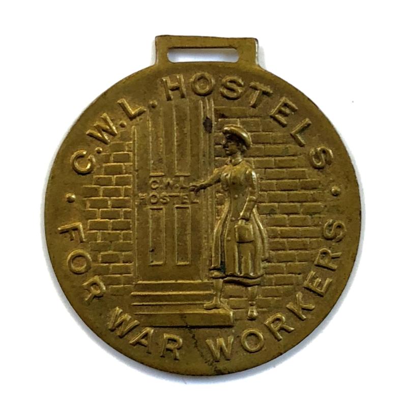 WW1 Catholic Women’s League CWL Hostels for War Workers charity flag day badge