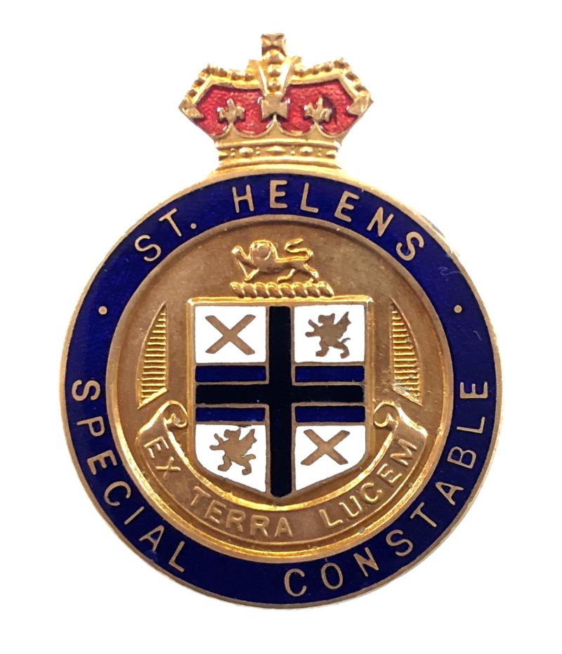 St Helens Special Constable police badge