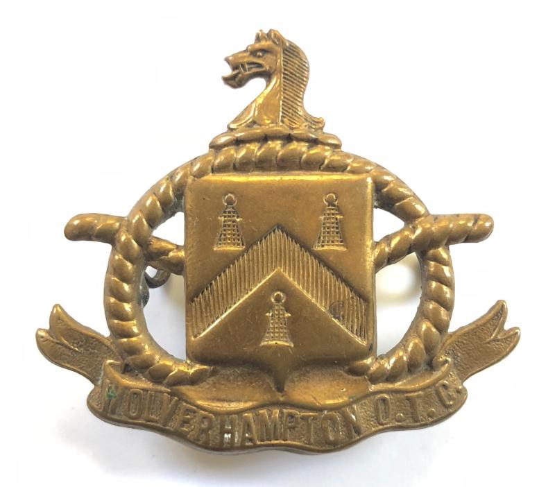 Wolverhampton Grammar School OTC cap badge