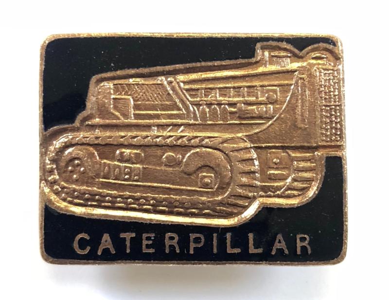 Caterpillar agricultural farm tractor badge