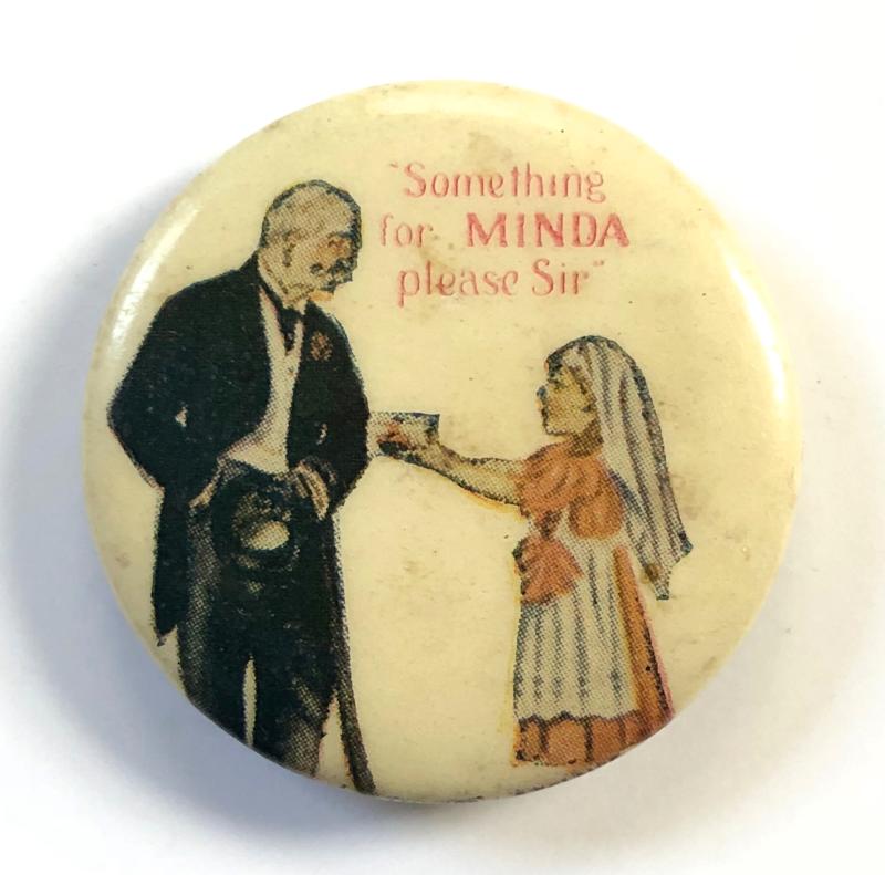 South Australia Minda Home fundraising tin button badge