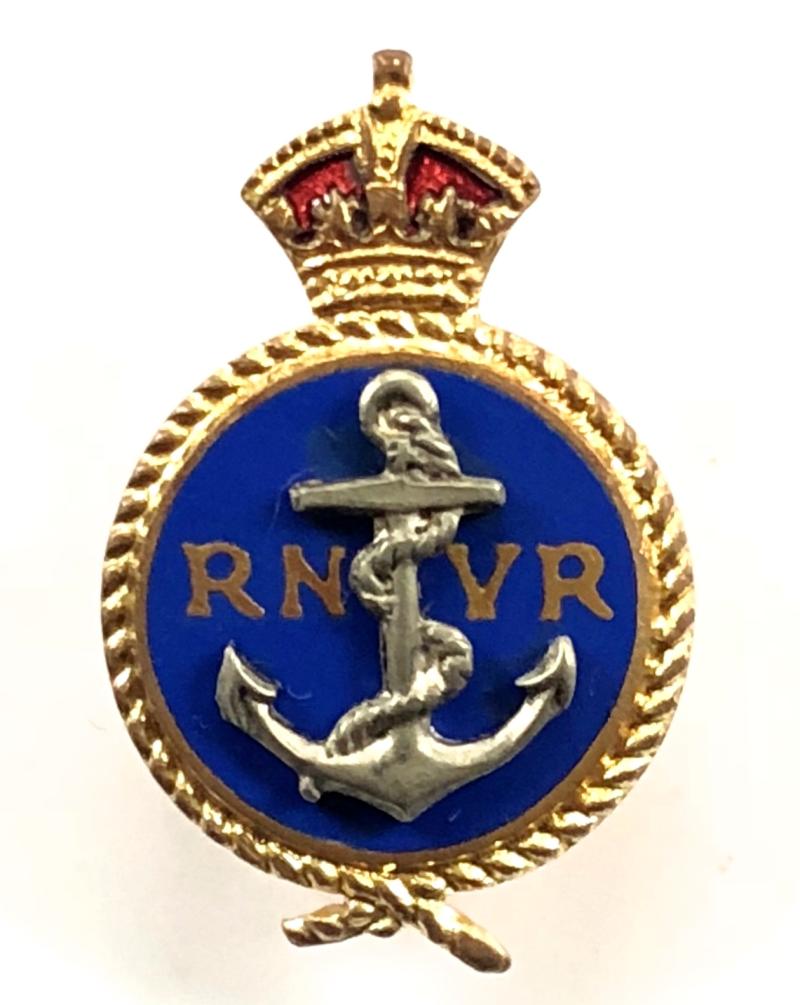 Royal Navy Volunteer Reserve RNVR lapel badge