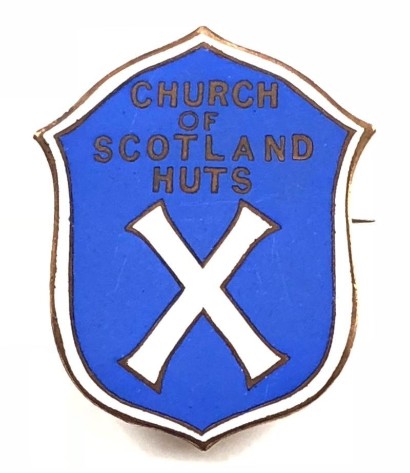 WW2 Church of Scotland Huts voluntary war workers badge