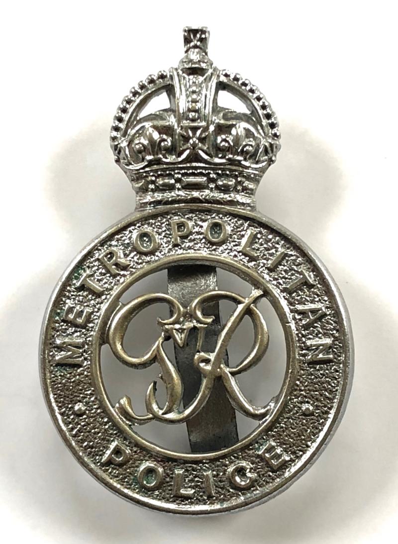 Metropolitan Police GVIR cap badge by Dowler Birmingham