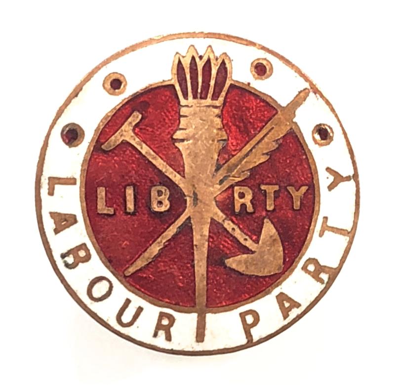 Labour Political Party membership trade union badge